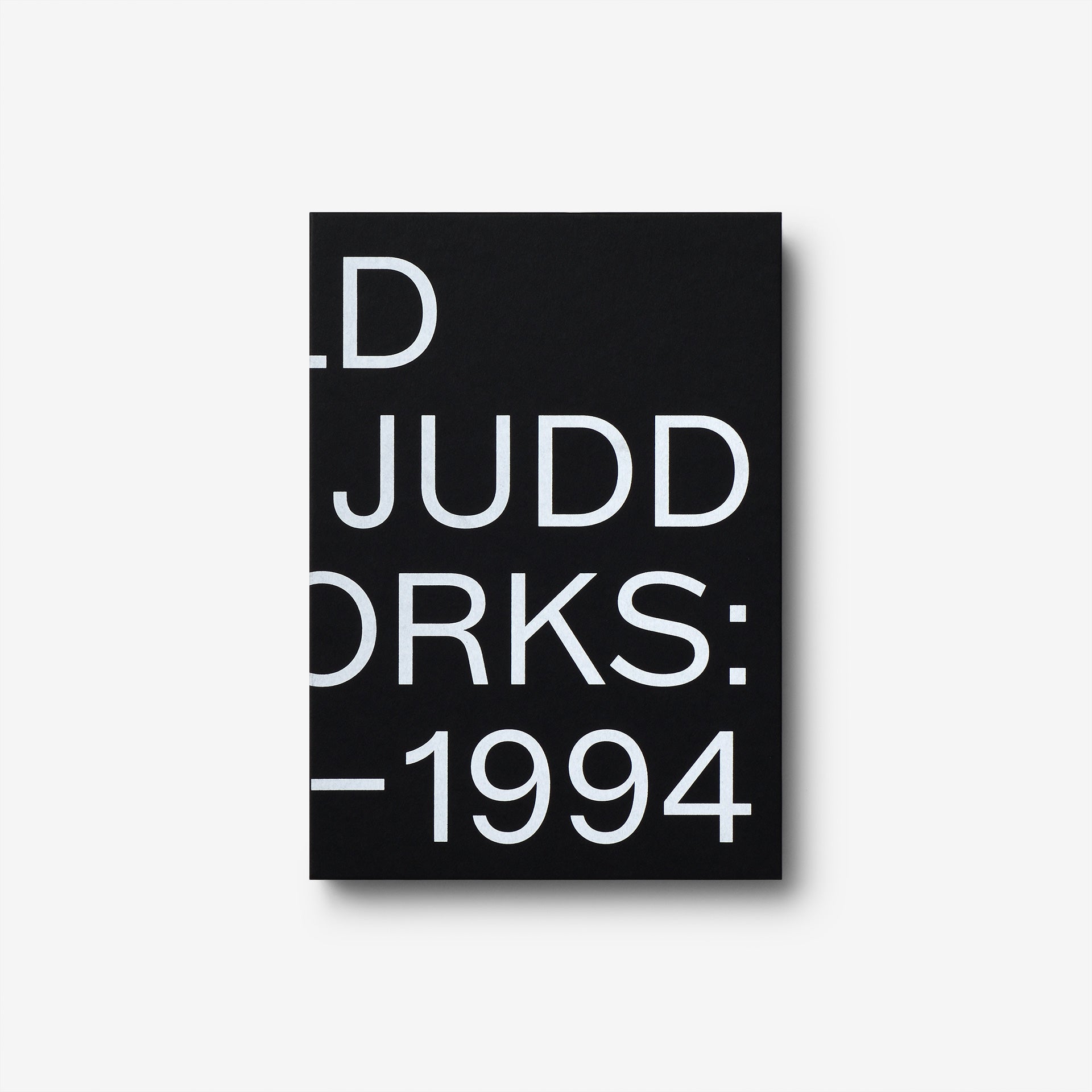 Donald Judd: Artworks 1970-1994 – Wms&Co.