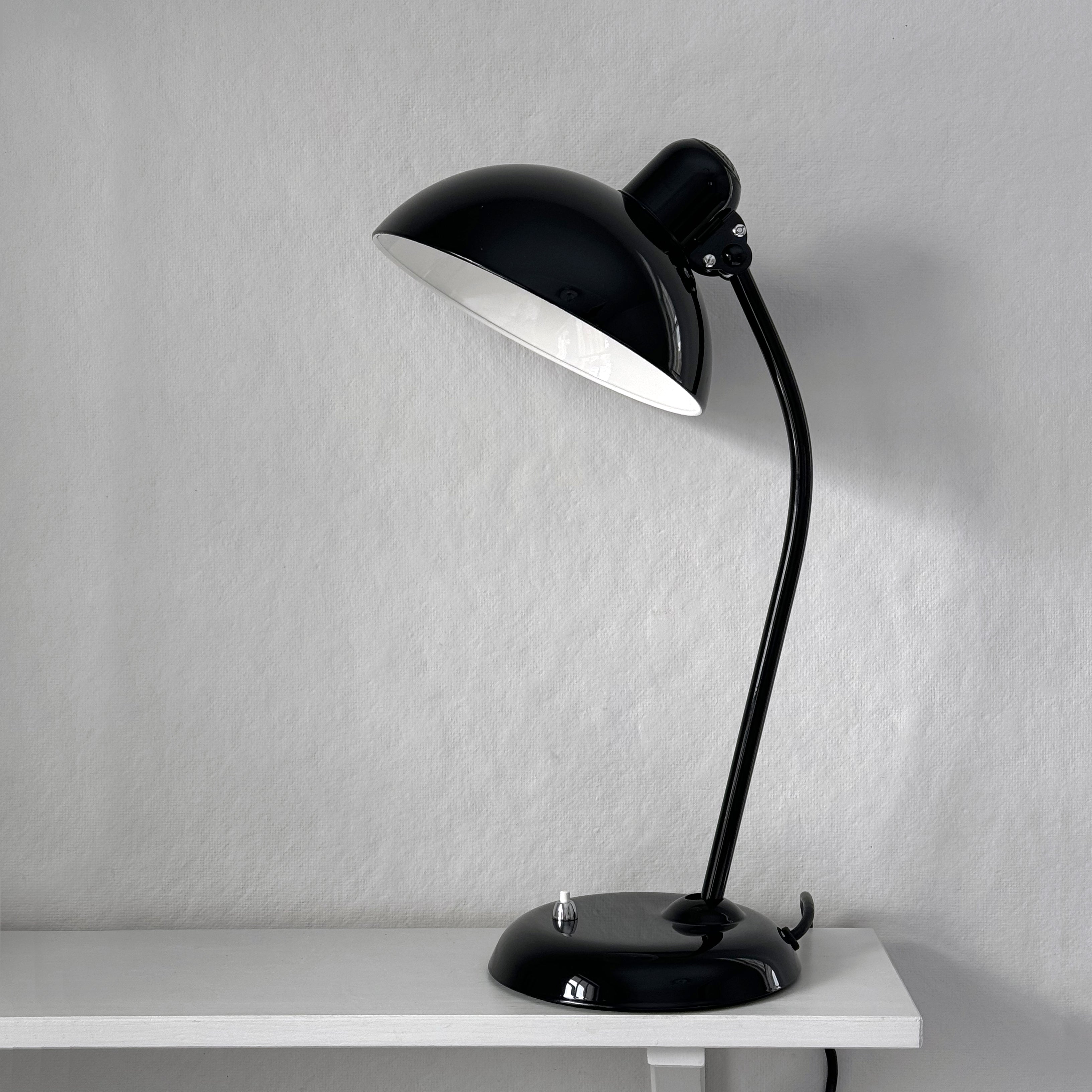 Christian Dell 'Kaiser Idell 6556-T' Lamp: Black