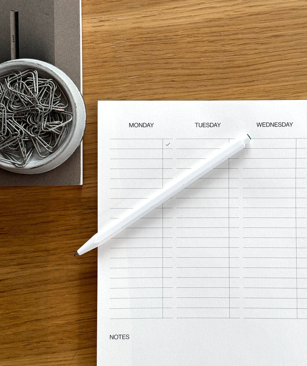 Weekly Planner Pad: Work Pause Thrive