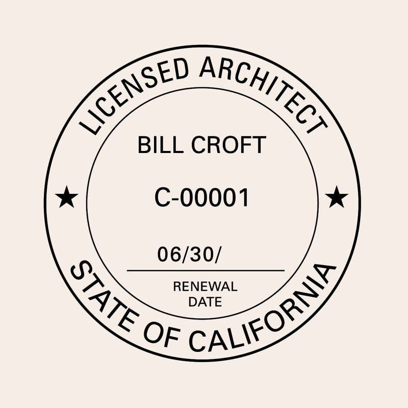 Architect Rubber Stamp (for any state)