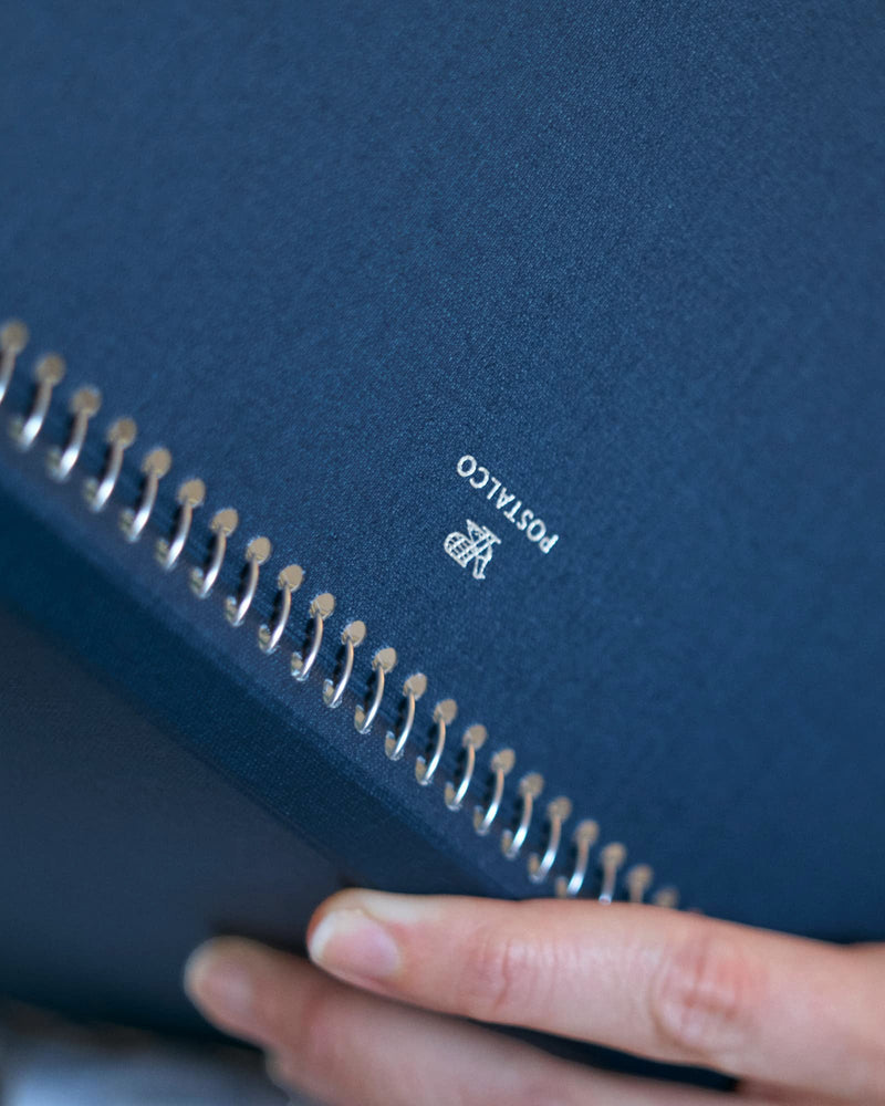 Postalco Notebook: A5 Dark Blue - Wms&Co.
