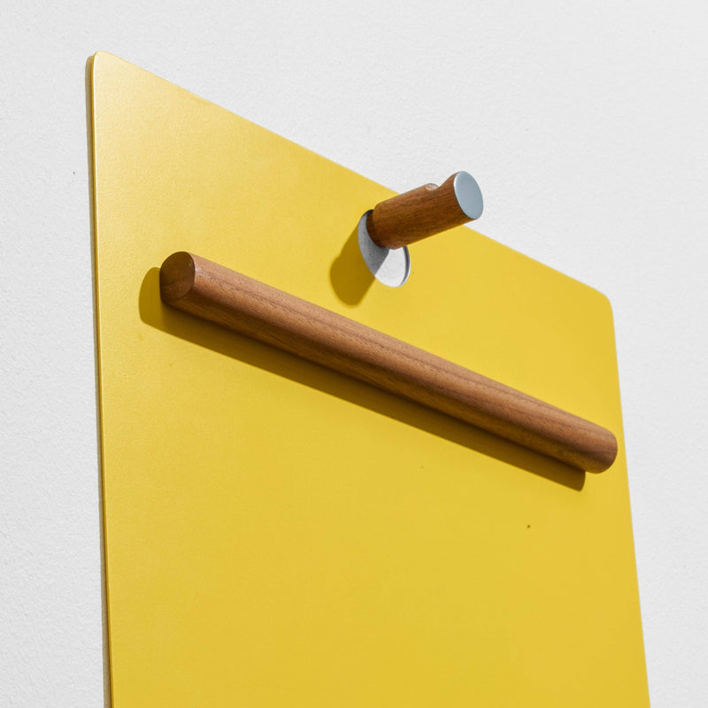 Magnetic Wall/Desk Clipboard: Yellow - Wms&Co.