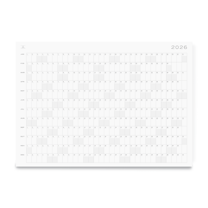 2026 Appointed Planning Wall Calendar - Wms&Co.