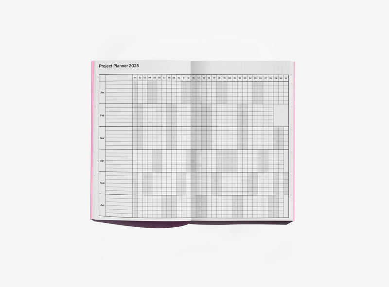 Sekt 2025 Planner: Reglisse (pre - order) - Wms&Co.