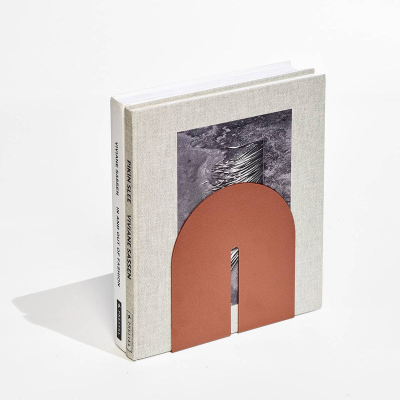 Enamel Bookend: Dumbo Arc Rust - Wms&Co.