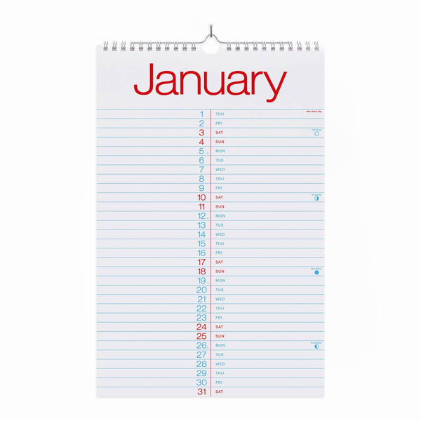 2026 Double Dates Wall Calendar - Wms&Co.