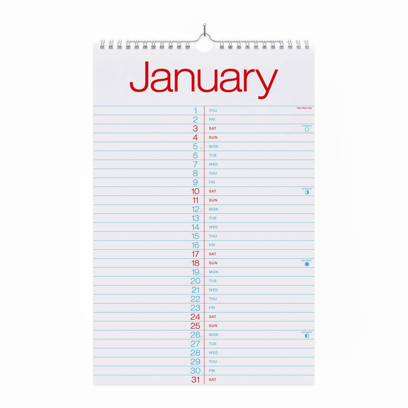 2026 Double Dates Wall Calendar - Wms&Co.