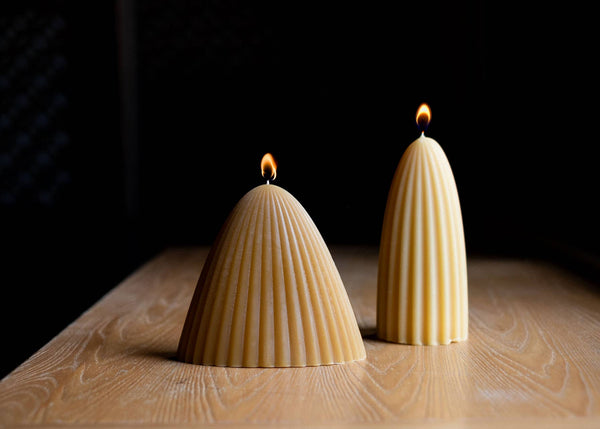 Tusk Beeswax Candle: Low Natural