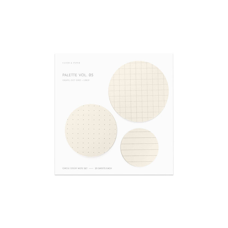 Circle Sticky Note Set