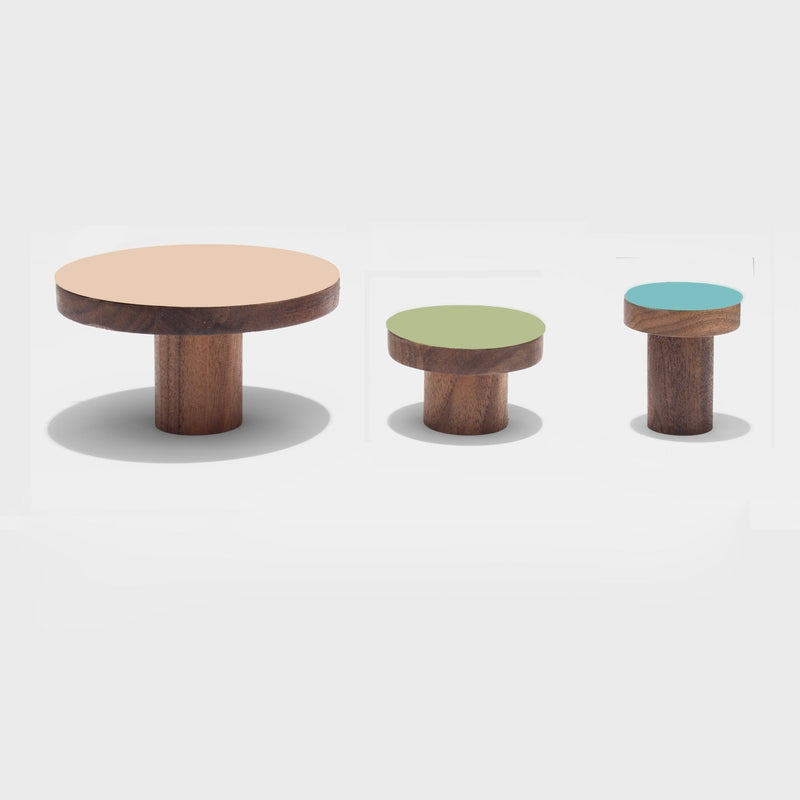 Three Wall Hooks: Enameled - Wms&Co.