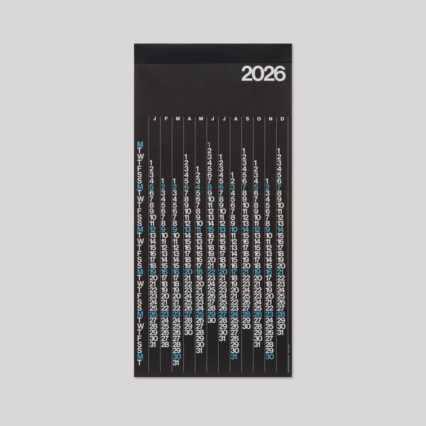 Stendig 2026 V Calendar: Black - Wms&Co.