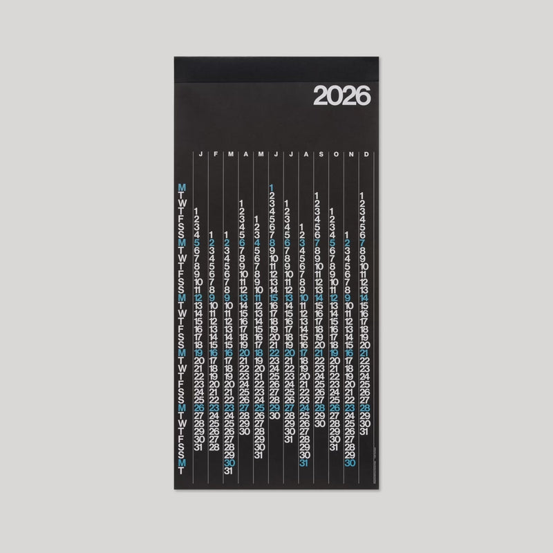 Stendig 2026 V Calendar: Black - Wms&Co.