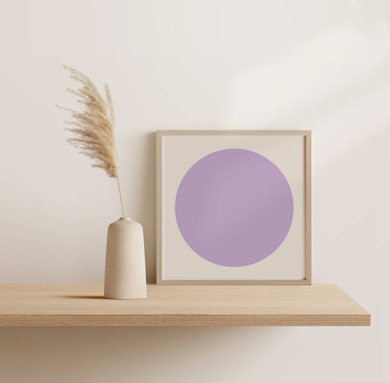 Minimalist Moon Calendar 2026 - Color - Wms&Co.