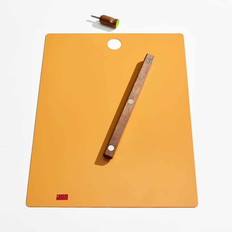 Magnetic Wall Clipboard: Orange/Green - Wms&Co.