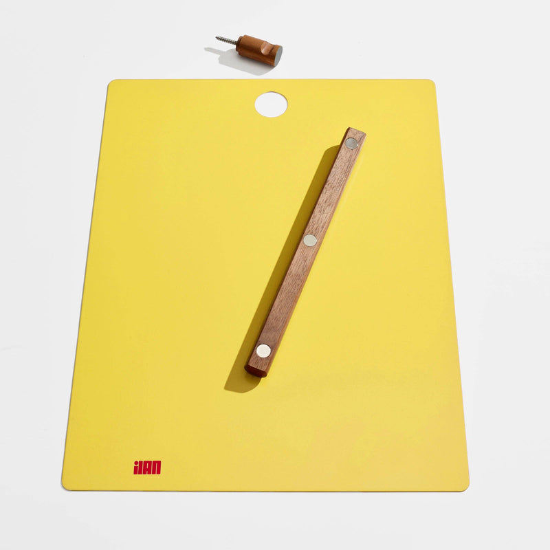 Magnetic Wall/Desk Clipboard: Yellow - Wms&Co.