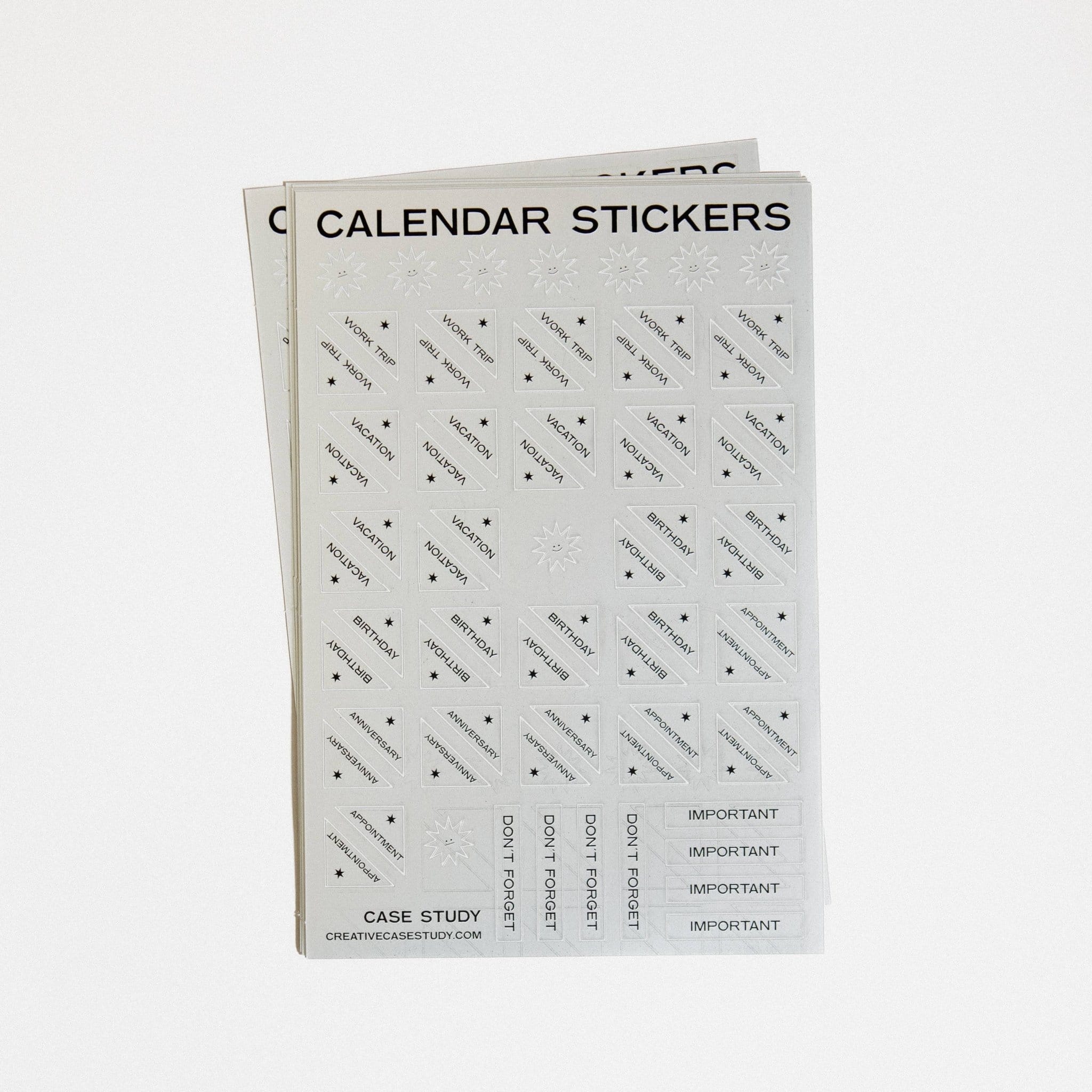 Calendar Stickers for Wall Calendars by Annika Layne – Wms&Co.