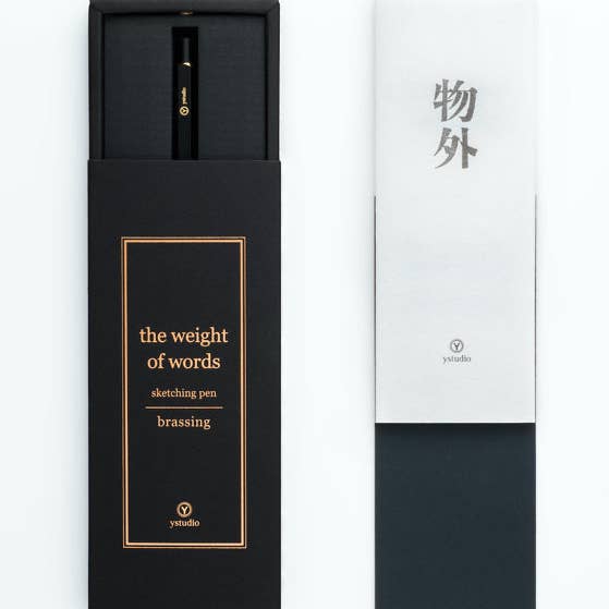 Ystudio Classic Black/Brass Mechanical Pencil - Wms&Co.