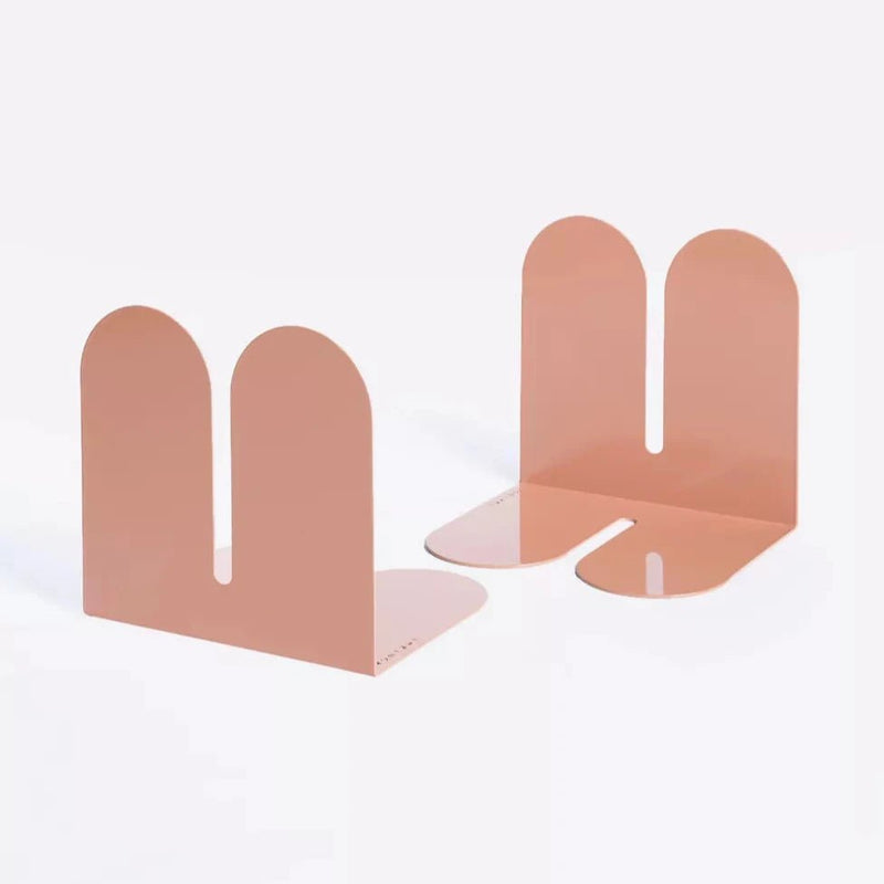 Enamel Bookend: Double Arc Coral - Wms&Co.