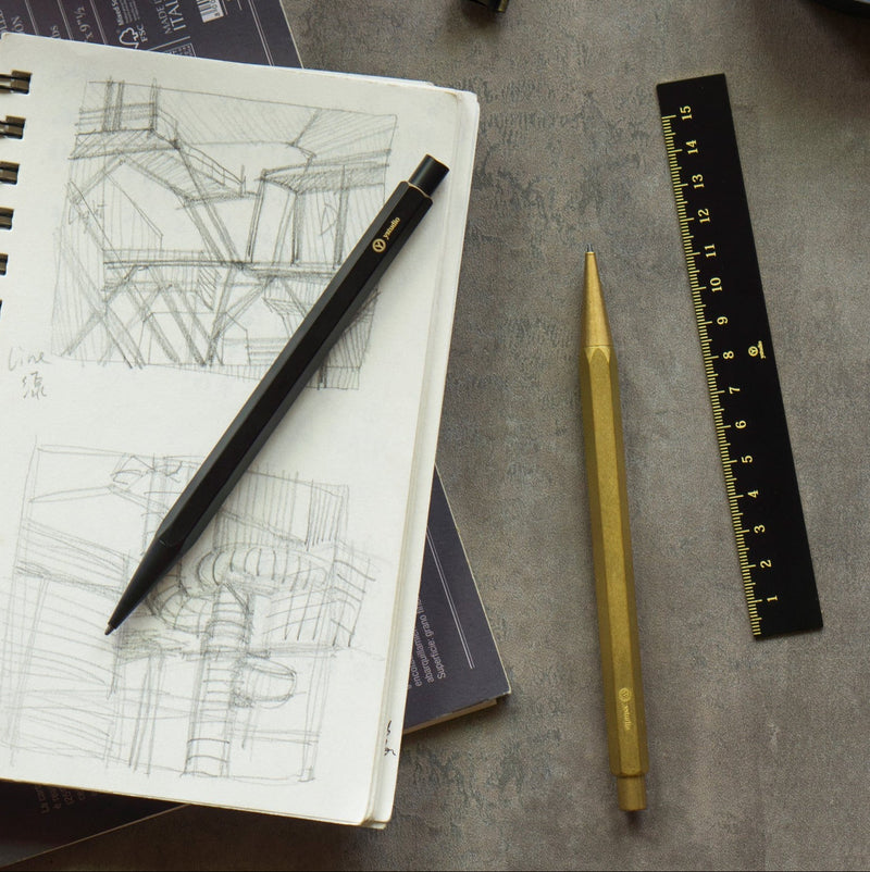 Ystudio Classic Brass Mechanical Pencil - Wms&Co.