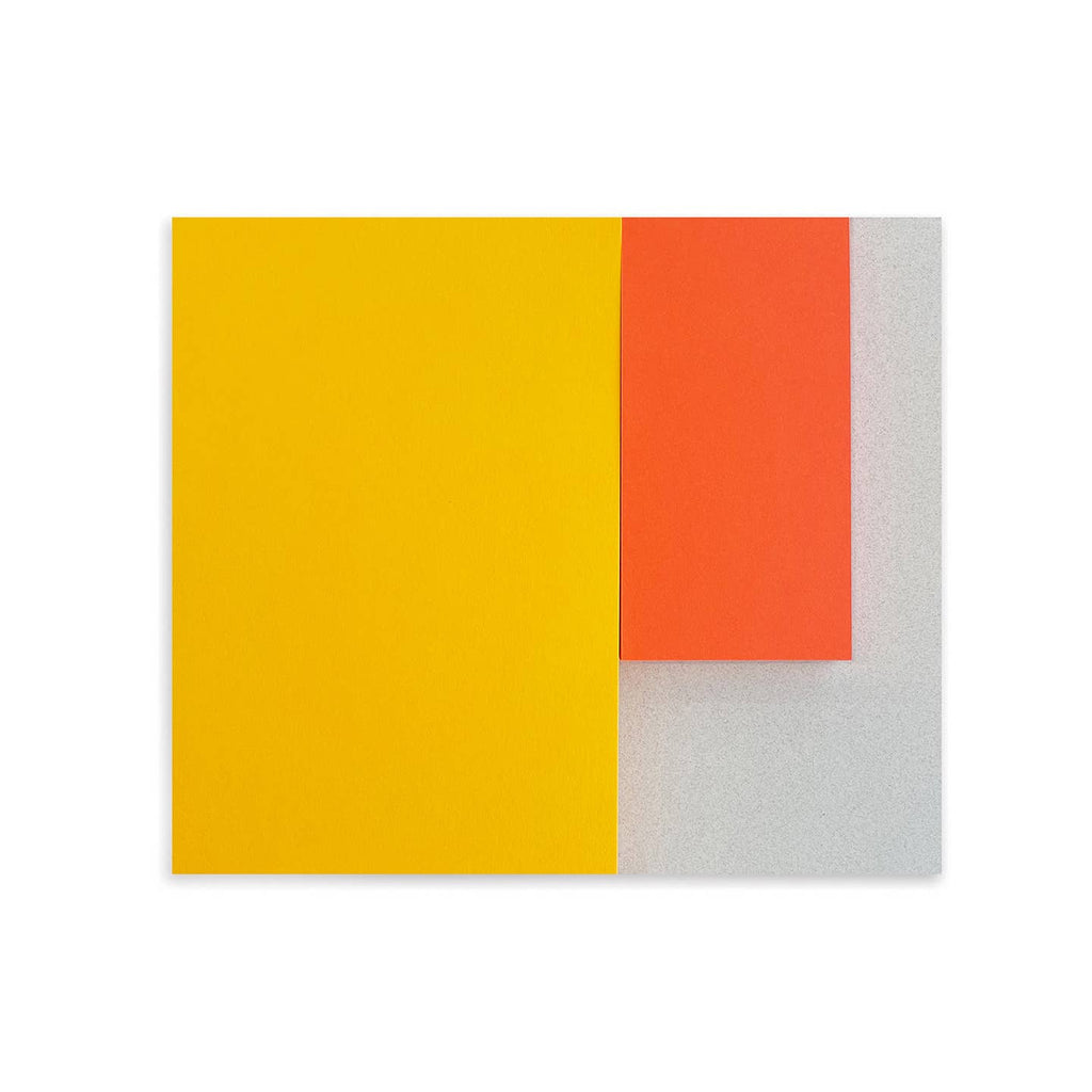 Section Notepad Grey Orange Yellow