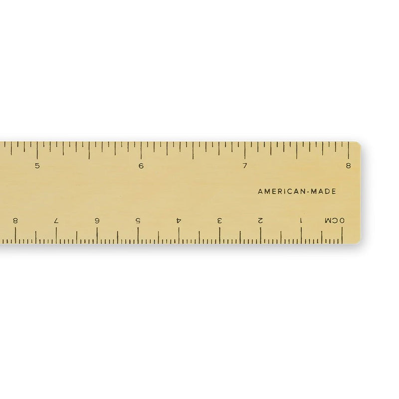 Brass Pocket Ruler - Wms&Co.