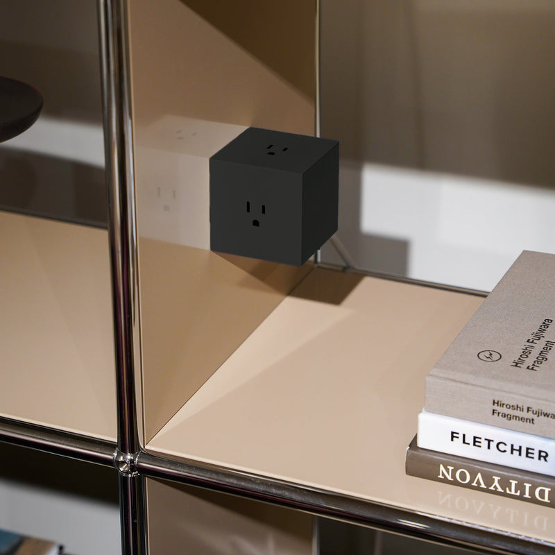 Stockholm Square 1 Power Strip: STHM Black - Wms&Co.