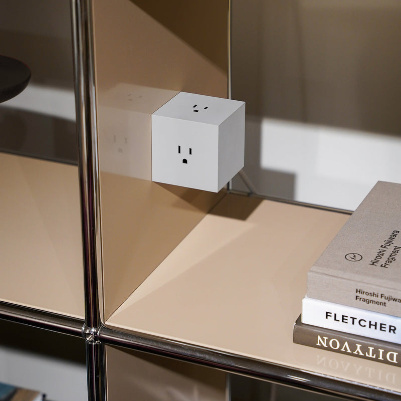 Stockholm Square 1 Power Strip: Gotland Grey - Wms&Co.