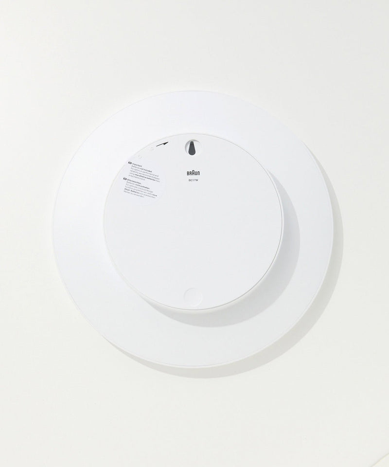 BC17 White Wall Clock by Braun - Wms&Co.