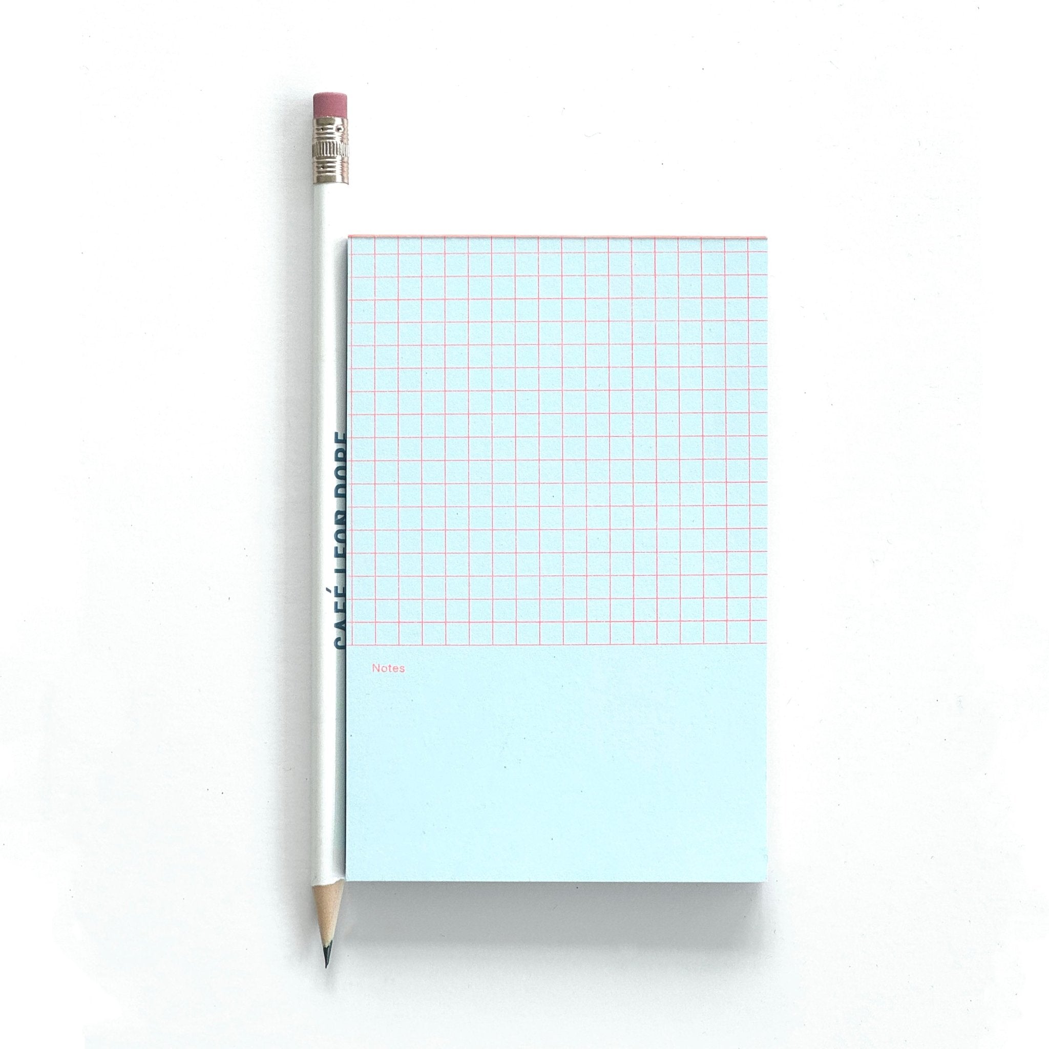 Mini Notepad Grid Mini Grid Notepad by Before Breakfast | Pale Blue – Wms&Co.