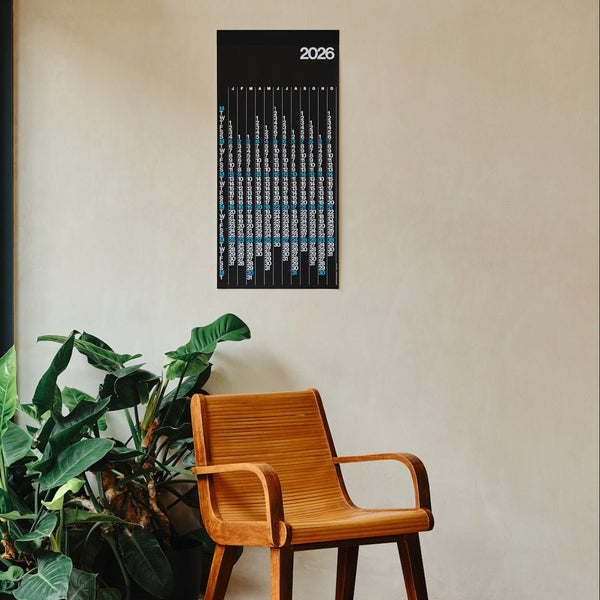 Stendig 2026 V Calendar: Black - Wms&Co.