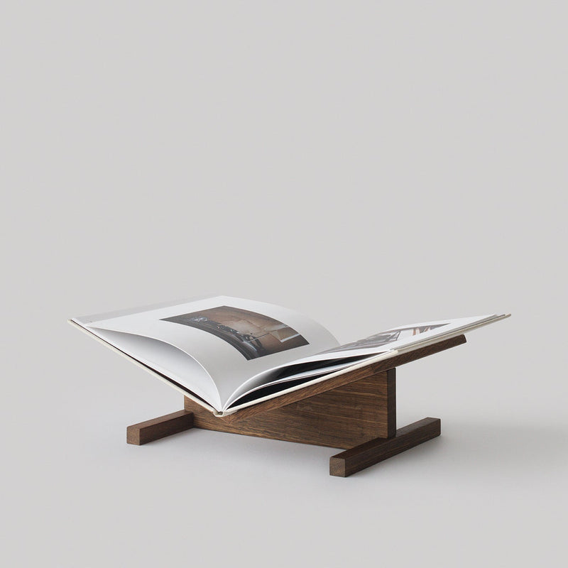 Page Bookstands: Dark Smoked Oak, 2 sizes - Wms&Co.