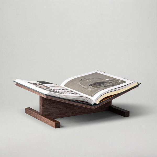 Page XL Book Stand: Dark Smoked Oak - Wms&Co.