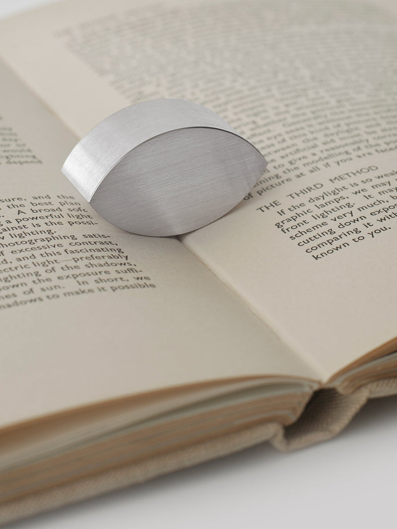Signe Hytte Almond Book Weight: Stainless - Wms&Co.