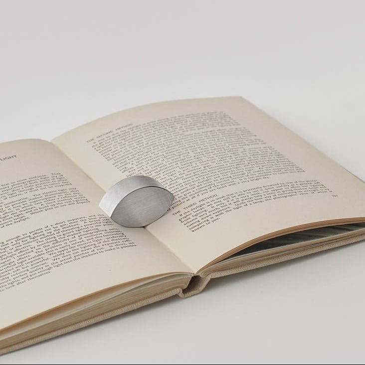 Book Signe Almond Book Weight, Stainless Steel | Signe Hytte – Wms&Co.