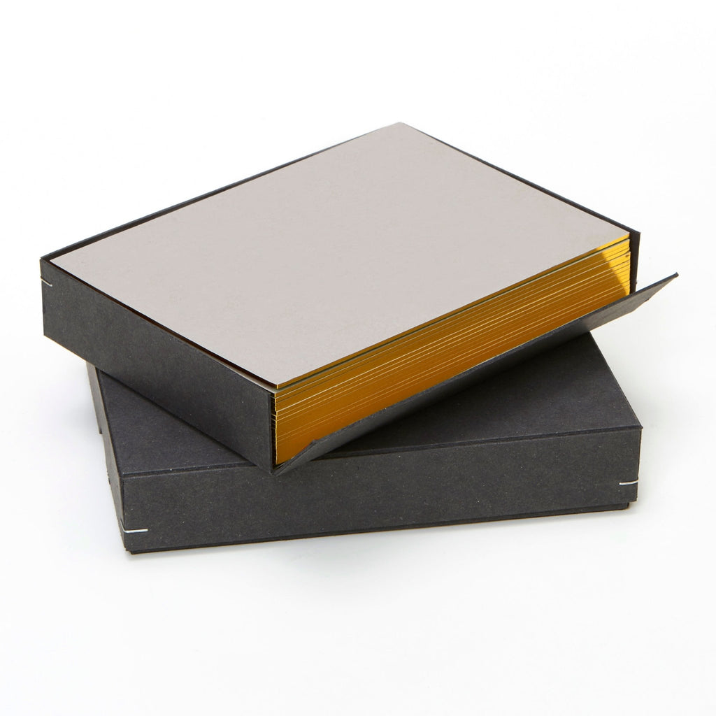 Notecard Set Greige edges