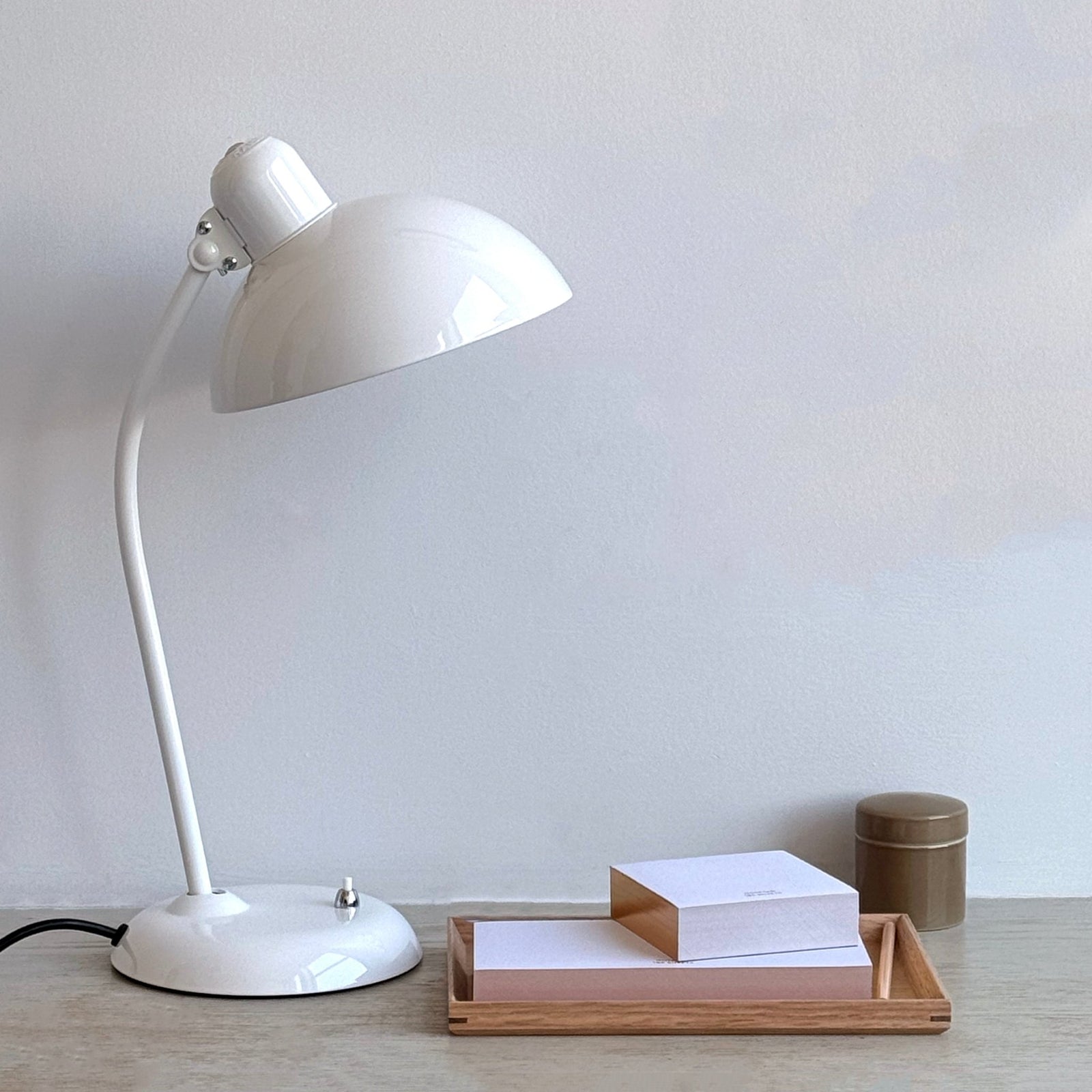 Christian Dell 'Kaiser Idell 6556-T' Lamp: White – Wms&Co.