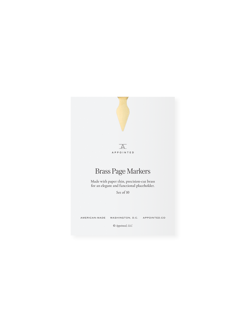 Brass Page Markers
