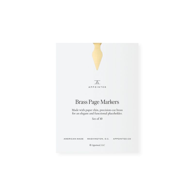 Brass Page Markers Wms&Co.