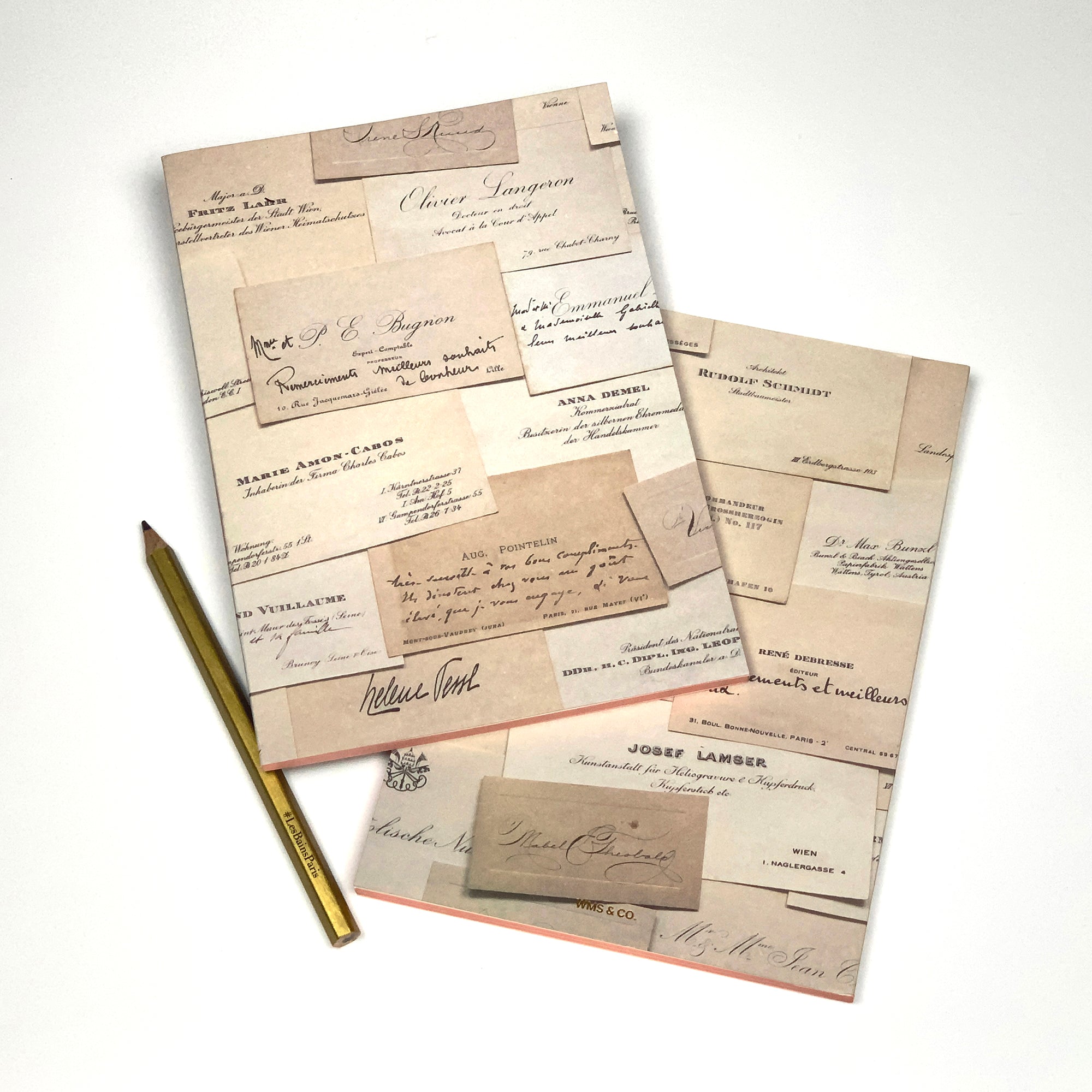 Ephemera Notebook Sets: French Calling Cards – Wms&Co.