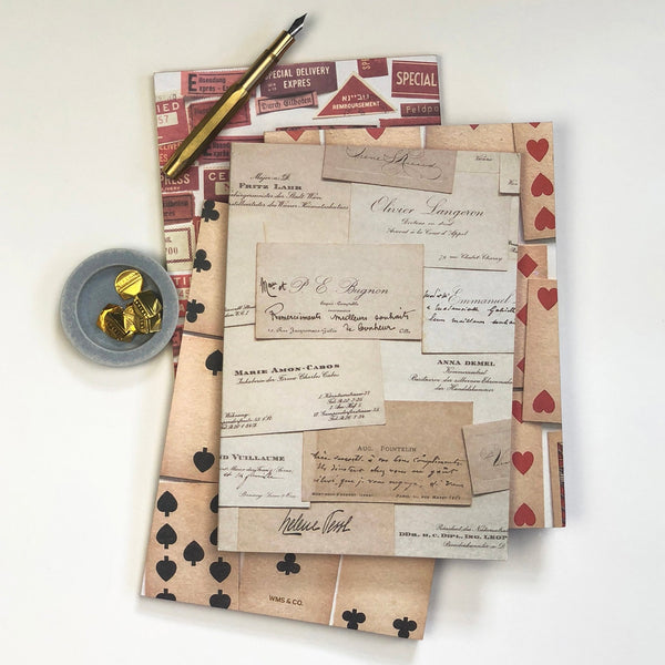 Ephemera Notebook Sets: French Calling Cards - Wms&Co.