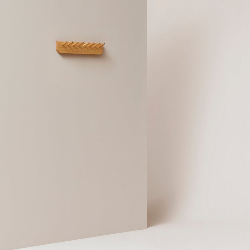 Echo Hanging Rack, Oiled Oak: 2 Sizes - Wms&Co.