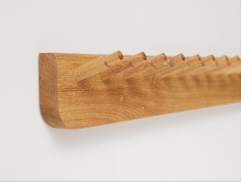 Echo Hanging Rack, Oiled Oak: 2 Sizes - Wms&Co.