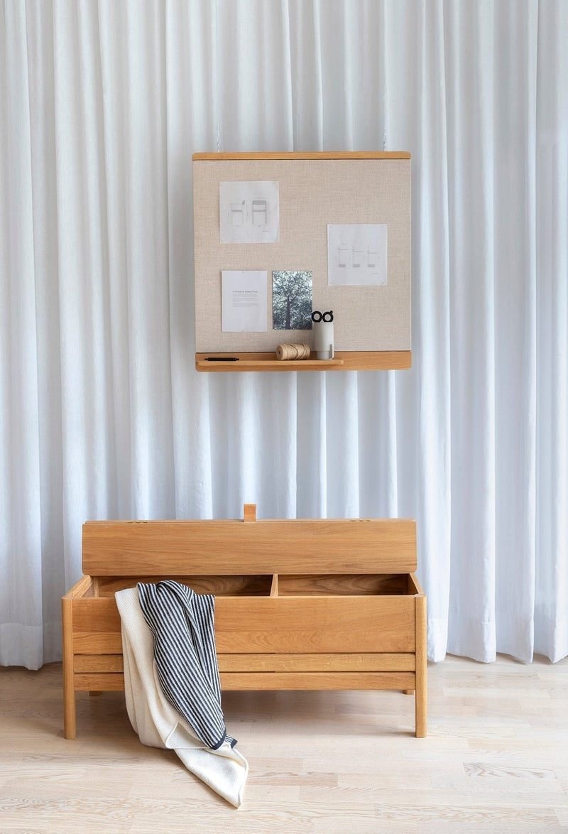Square Pin Board: Oiled Oak - Wms&Co.
