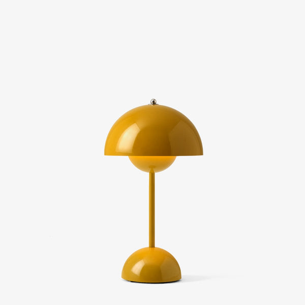 Verner Panton Flowerpot Portable Lamp: Mustard