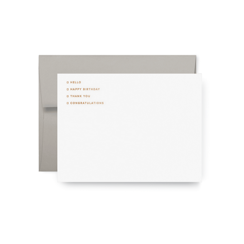 Occasion Notecards - Wms&Co.