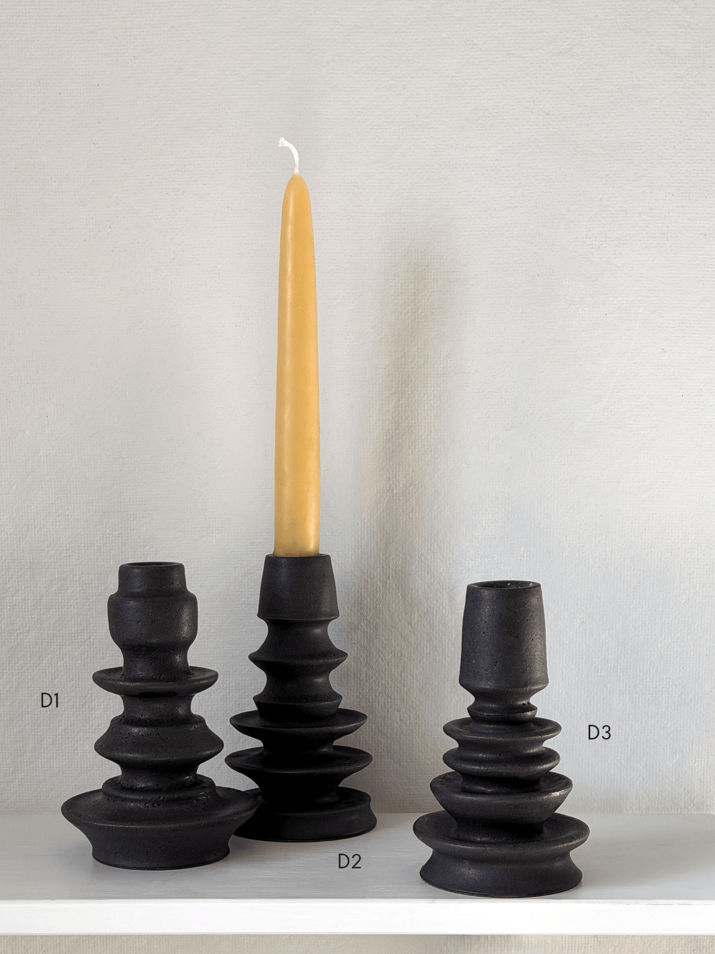 Grandmont St Stoneware Candle Holders | Julia Finlayson – Wms&Co.