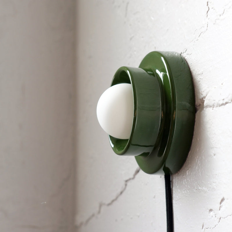 Q Ceramic Sconce: 10 colorways - Wms&Co.