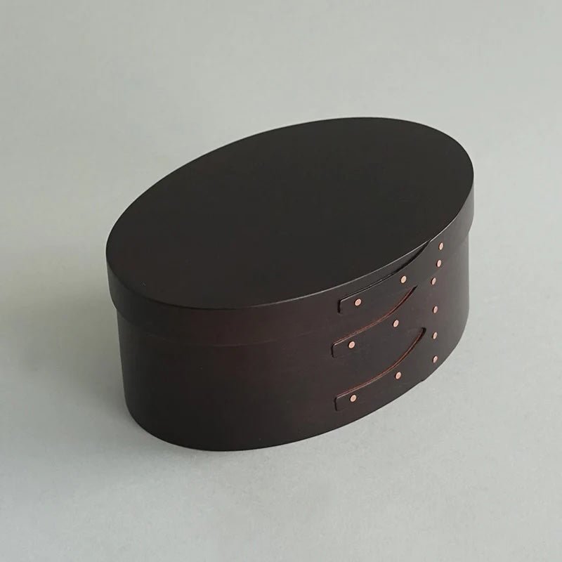 Black Shaker Boxes: Oval - Wms&Co.