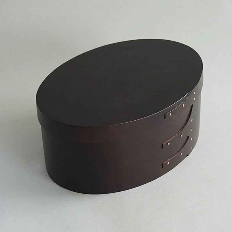 Black Shaker Boxes: Oval - Wms&Co.