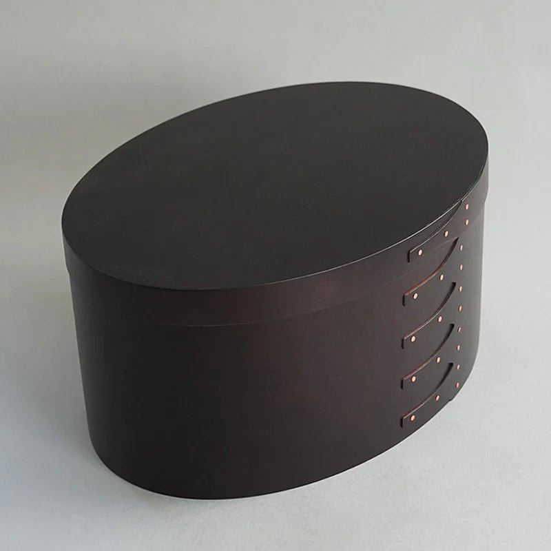 Black Shaker Boxes: Oval - Wms&Co.